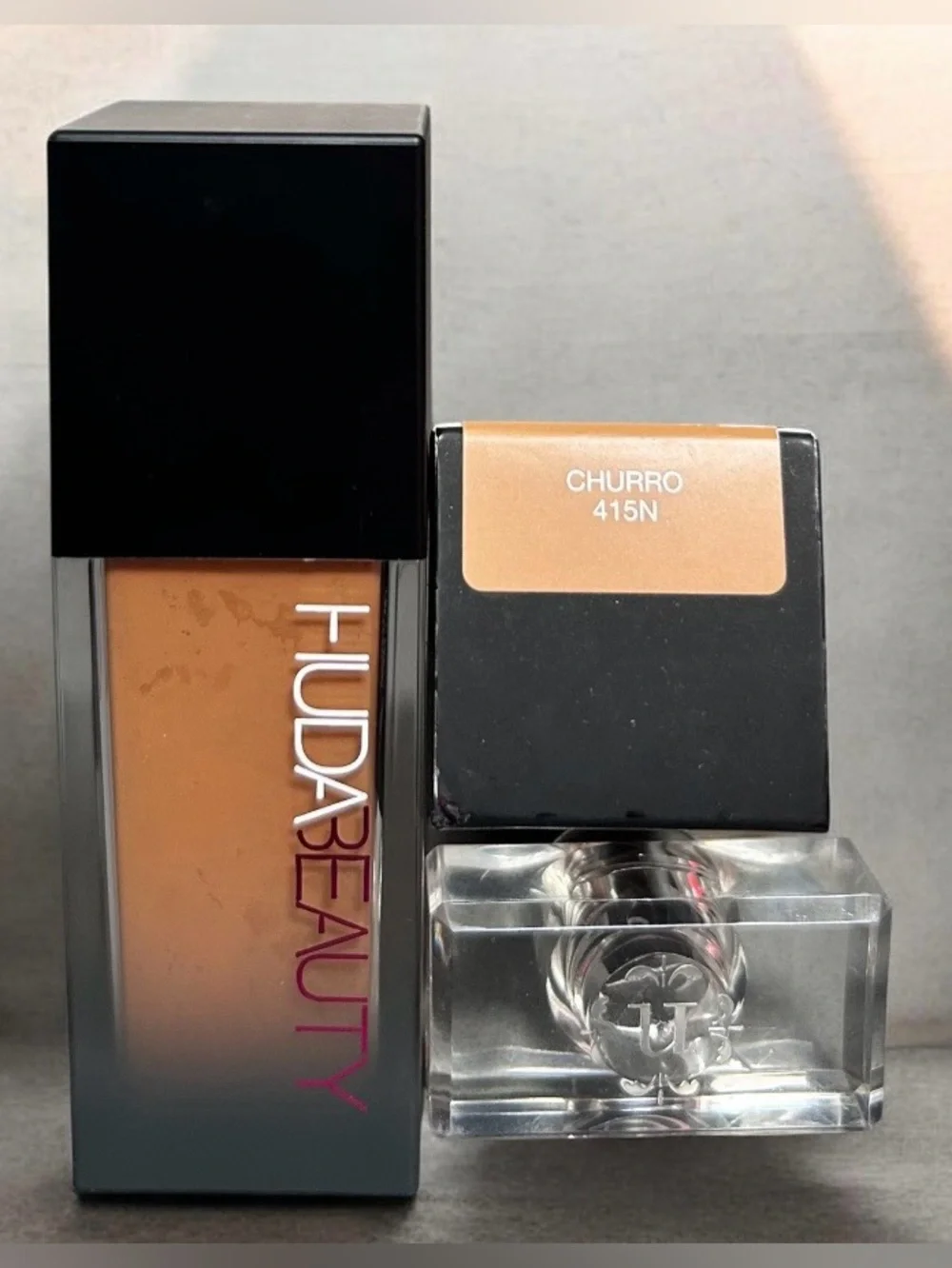 HUDA BEAUTY #FauxFilter Luminous Matte Liquid Foundation / SHADE CHURRO 415N